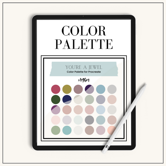 You're a Jewel Palette | Color Palette for Procreate