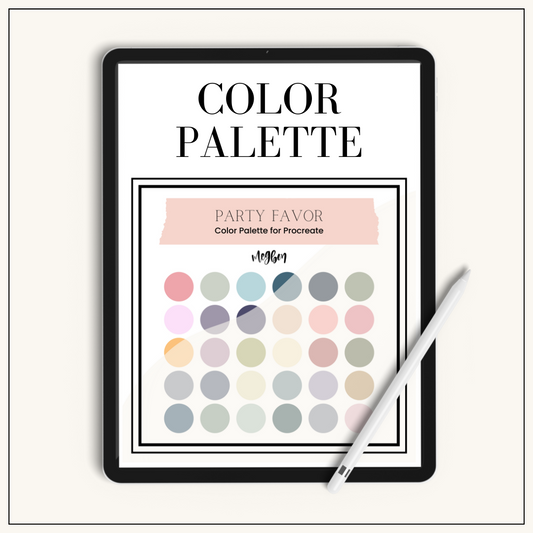 Party Favors Palette | Color Palette for Procreate