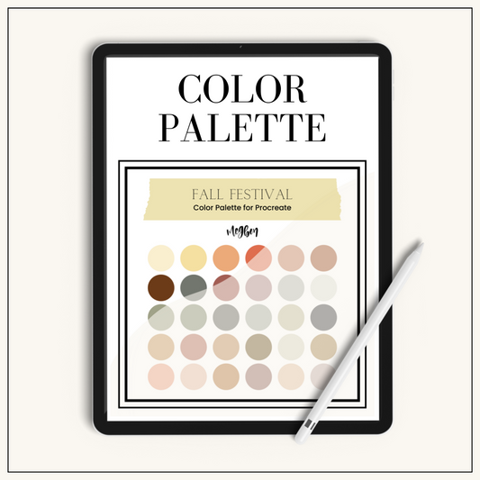 Fall Festival Palette | Color Palette for Procreate