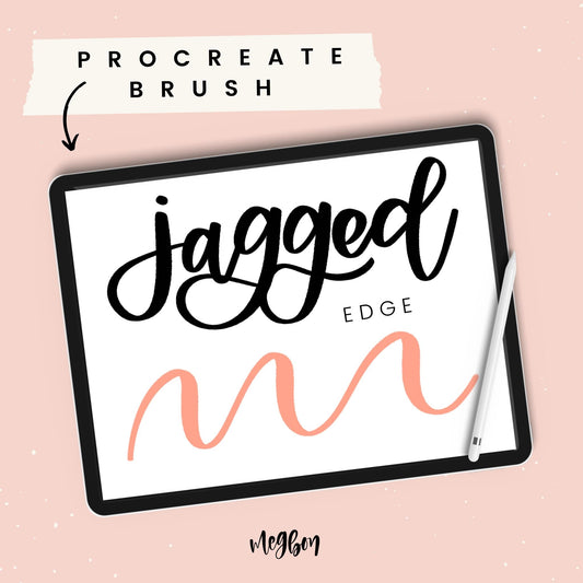 The Jagged Edge Brush | Brush for Procreate