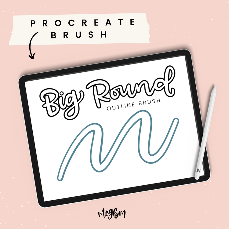 The Big Round Outline Brush | Brush for Procreate