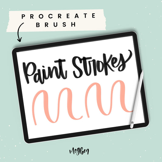 The Paint Strokes Brush | Brush for Procreate