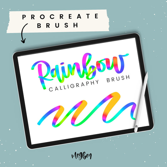 The Rainbow Brush | Brush for Procreate