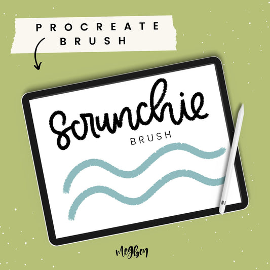 The Scrunchie Brush | Brush for Procreate