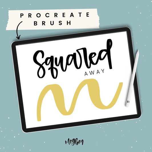 The Squared Away Brush | Brush for Procreate