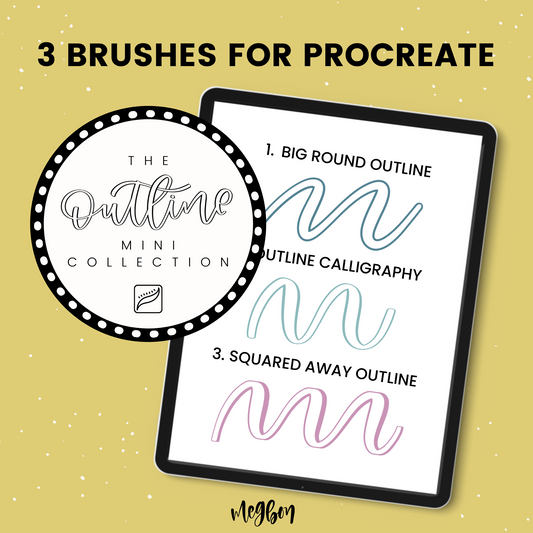 Outline Mini Collection | Brushes for Procreate